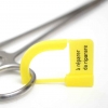 Etiqueta plástico para reparar instrumento clínico